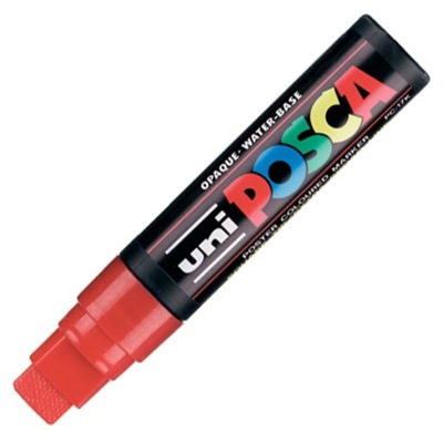 Marker Uni z farbą POSCA PC-17K Czerwony 15mm