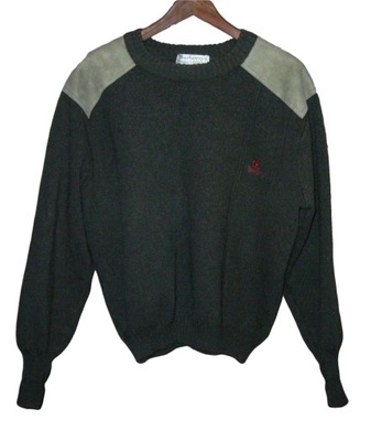 Burberry 100% wełniany sweter VINTAGE DXL