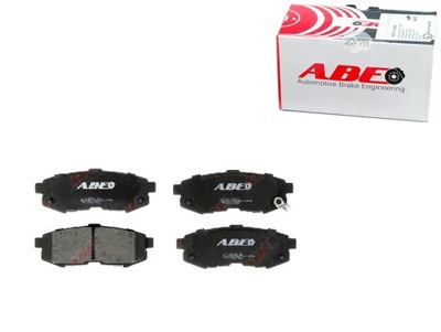 Abe комплект тормозных колодок ham. задняя mazda mpv ii 2.0d/2.3 фото №1
