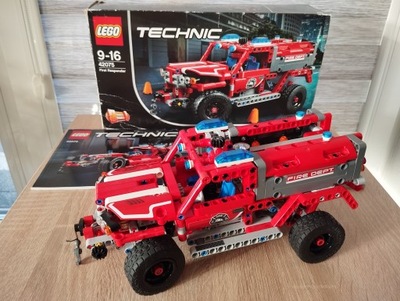 LEGO Technic Klocki Pojazd szybkiego reagowania 42075 Straż Pożarna komplet