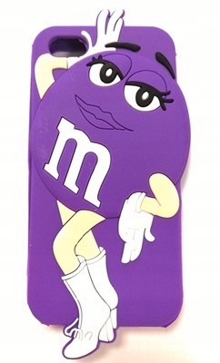 ETUI GUMOWE 3D M&M'S IPHONE 4 4S