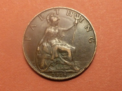 Farthing 1918 r.