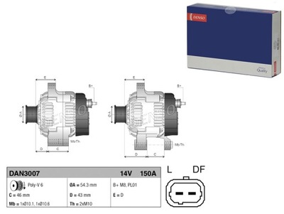 ALTERNADOR CITROEN BERLINGO BERLINGO MINIVAN C1 C2 C2 ENTERPRISE C3 I  