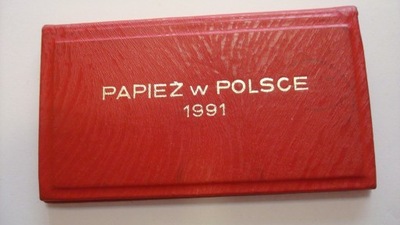 Zestaw 2 x medal Papież w Polsce 1991