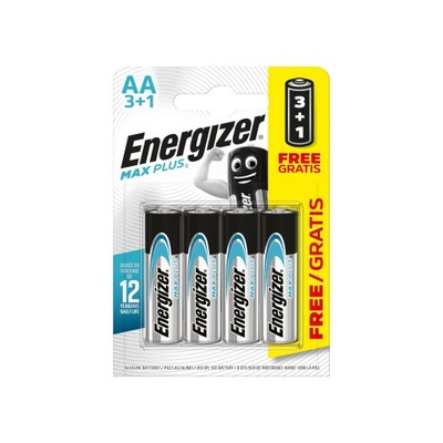 Baterie Energizer Alkaliczne AA LR6 Max Plus 4szt