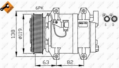 NRF 32211 КОМПРЕССОР, КОНДИЦИОНЕР