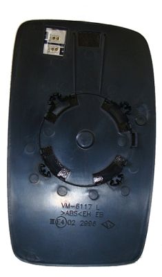 Вкладиш скло дзеркало лівий fiat scudo 07- фото №1