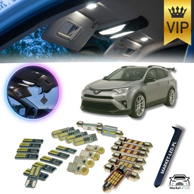 Toyota rav4 iv - набор освещение салона led! vip фото №1