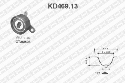 КОМПЛЕКТНИЙ ГРМ SNR KD469.13 KD46913