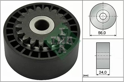 ROLLO NAPINAJACA CORREA MULTICOSTAL DACIA /RENAULT 1,0/1,2 531074410 INA  