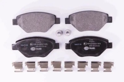 Гальмівні колодки гальмівні перед 8db 355 010-551 hella фото №1