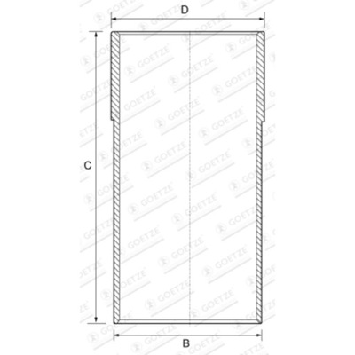 GOETZE GOETZE 14-710020-00 BLOQUE SILENCIOSO CYLINDROWA  