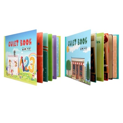 2 Montessori Book pasująca zajęta książka dla