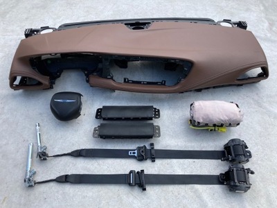 Chrysler pacifica коричневий панель приладів панель приладів консоль подушки безпеки фото №1