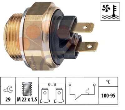 CONMUTADOR DE VENTILADOR OPEL OMEGA A EPS 1.850.019  