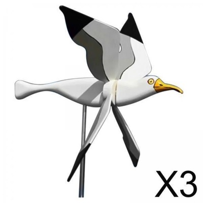3-częściowy słupek Seagull wiatrak zabawki wiatrow