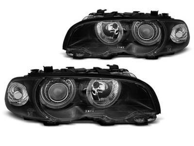 ФОНАРИ BMW E46 99-03 КУПЕ КАБРИОЛЕТ RINGI BLACK