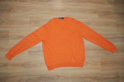 POLO RALPH LAUREN świetny sweterek LOGO r. XL