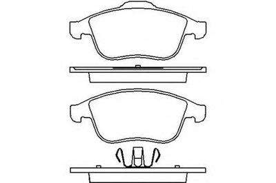 ZAPATAS HAMULC. RENAULT LAGUNA 3 07-  