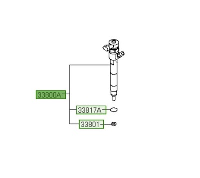 Форсунка пального hyundai santa fe tucson фото №1