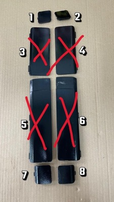 Honda cr-v iii заглушка рейлінг накладки даховий фото №1