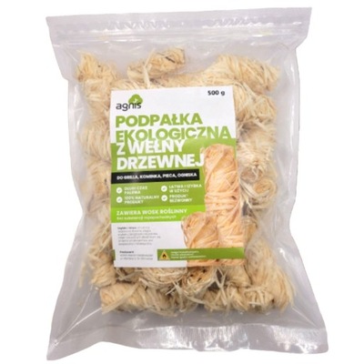 Rozpałka podpałka Agnis ekologiczna 0,5 kg