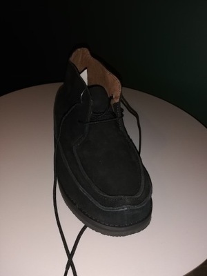 buty męskie ze skóry nubuck