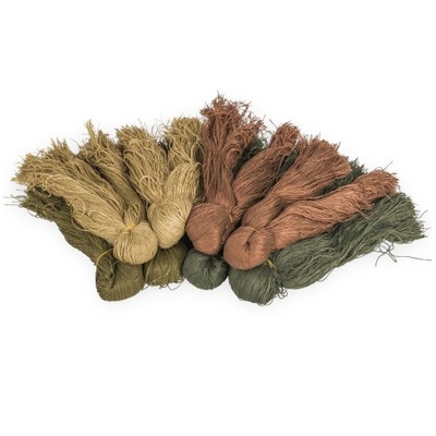 HELIKON Włóczki Maskujące GHILLIE FIBER Woodland