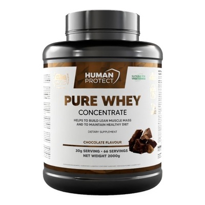 Human Protect Pure Whey 2kg Białko Koncentrat WPC Dieta Odżywka Białkowa