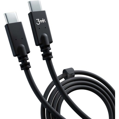 Kabel ładujący USB-C do USB-C 4K 100W, 1m, 5A, 3mk