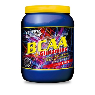 FITMAX BCAA + GLUTAMINE 600g AMINOKWASY GLUTAMINA