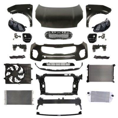 Sportage iv 15-18 перед капот бампер pas крыло фото №1