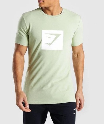 A3930 GYMSHARK T-SHIRT Bold Logo koszulka męska M