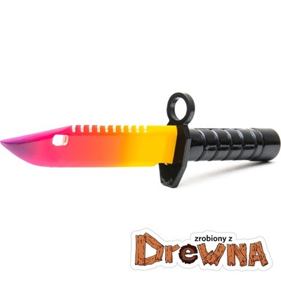 Drewniany nóż CS:GO Bagnet M9 Gradient Maskbro