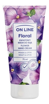 On Line Floral krem do rąk - Fiołek&Lotos 75ml