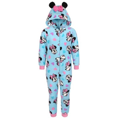 Myszka Minnie Disney polarowa piżama jednoczęściowa onesie 98-104 cm