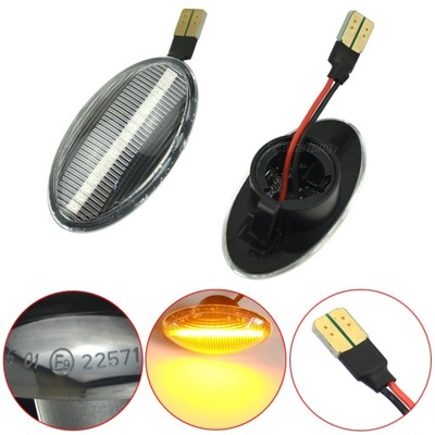 Крило repeatera динамічний поворотник dla bmw mini cooper r50 r52 r53 2002-2008 фото №1