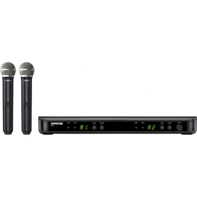 Shure BLX288/PG58 zestaw mikrofonów bezprzewodowych