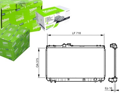 VALEO 734498 RADIATOR WATER LEXUS  