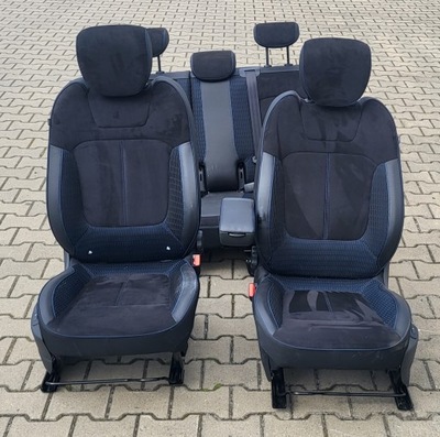 Renault captur сиденья заднее сиденье обшивки alcantara фото №1