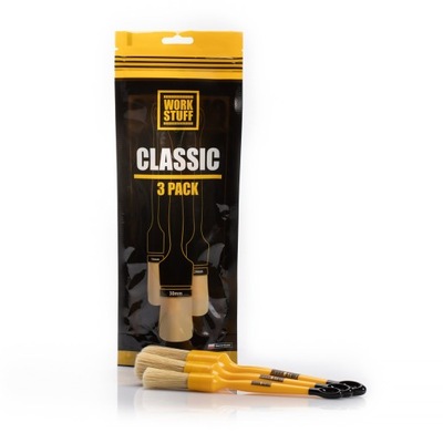 WORK STUFF DETAILING BRUSH CLASSIC 3-PACK - SET PEDZELKOW DETAILINGOWYCH  