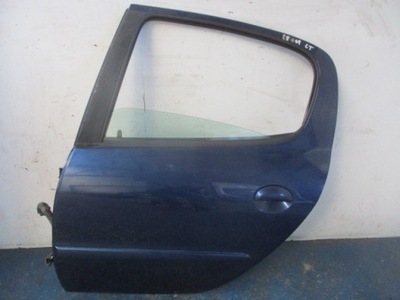 Peugeot 206 hb полный дверь задняя левая granat фото №1
