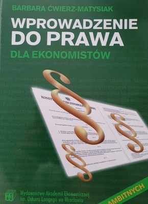 Wprowadzenie do prawa dla ekonomistów