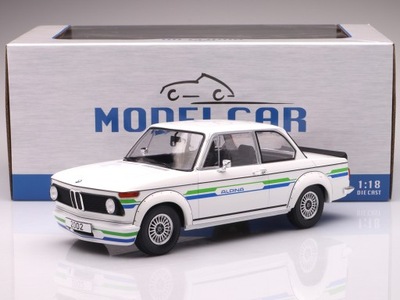 BMW 2002 Alpina - 1973, white MCG 1:18