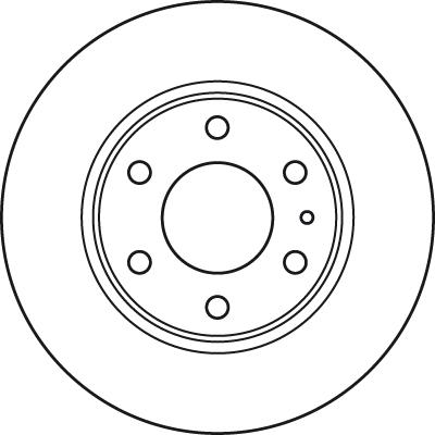 DISCO HAM. IVECO DAILY 3 06- PARTE TRASERA DF4988S TRW TRW DF4988S DISCO  