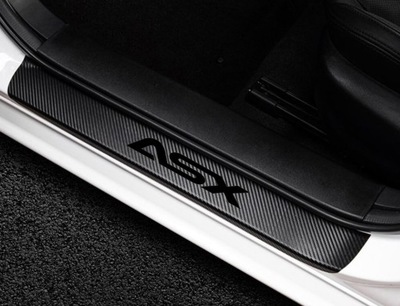 Mitsubishi ASX Black - Naklejki ochronne na progi