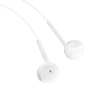 Dudao douszne przewodowe słuchawki mini jack 3.5mm zestaw słuchawkowy biały