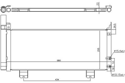 Nissens конденсатор кондиционера lexus gs 450h grl1 фото №1