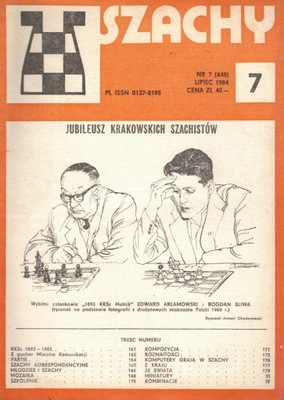 Miesięcznik Szachy Nr 7 (448) lipiec 1984