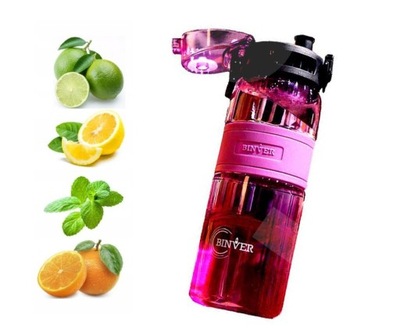 BUTELKA BIDON NA WODE KUBEK Z MIARKĄ MOTYWACYJNY SPORT BPA FREE 500ML